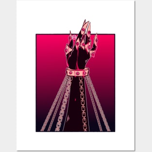 Chained Hand Posters and Art